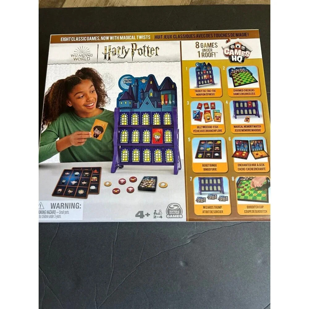 Harry Potter 8 Games Checkers Tic Tac Toe‎ Memory Match Go Fish Bingo Car…